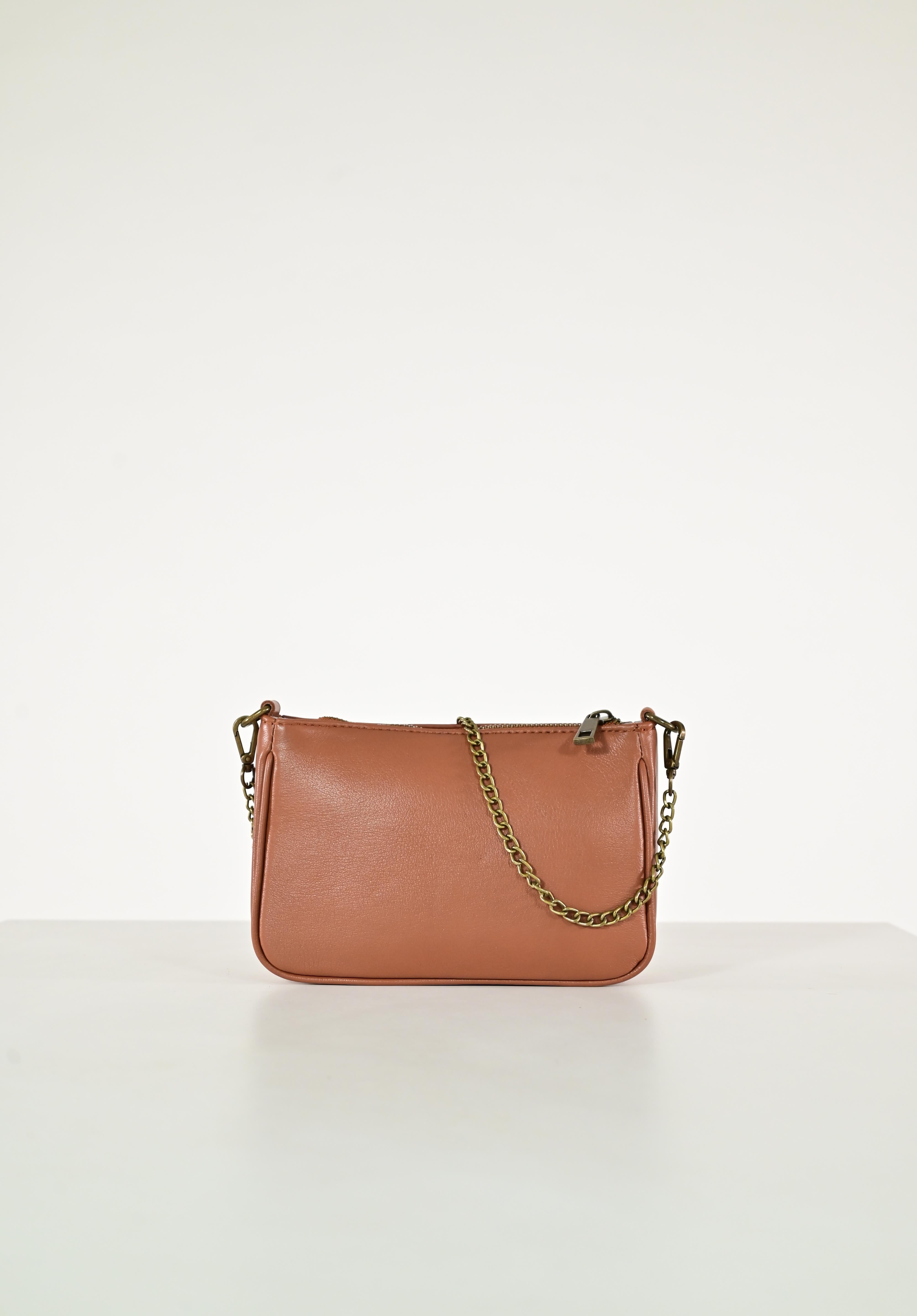 Pochette mini spalla vera pelle cuoio GGAR15523 CUOIO LALTRA|STORIA