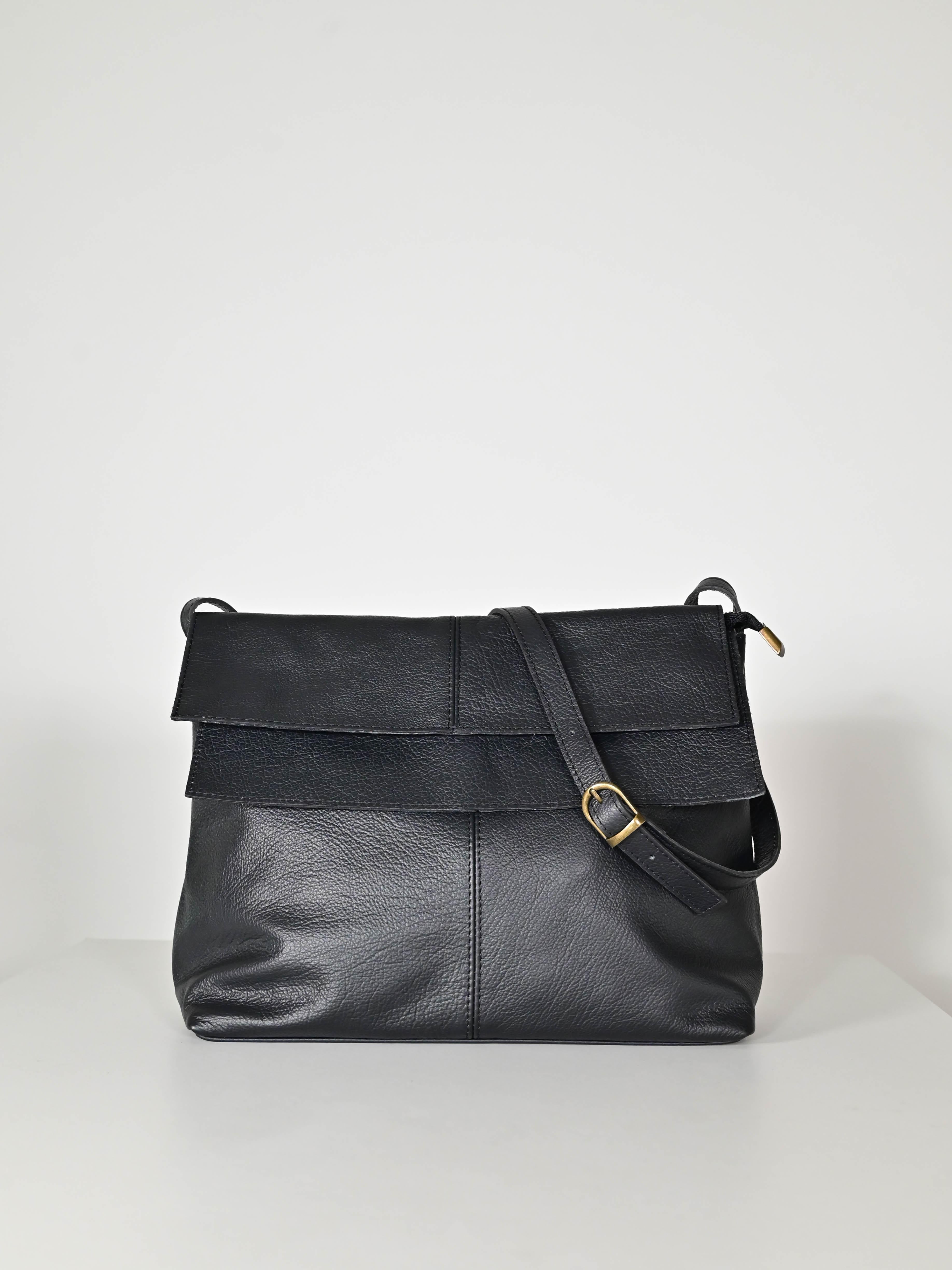 Borsa doppia patta pelle GGAR11046 GRIGIO LALTRA|STORIA