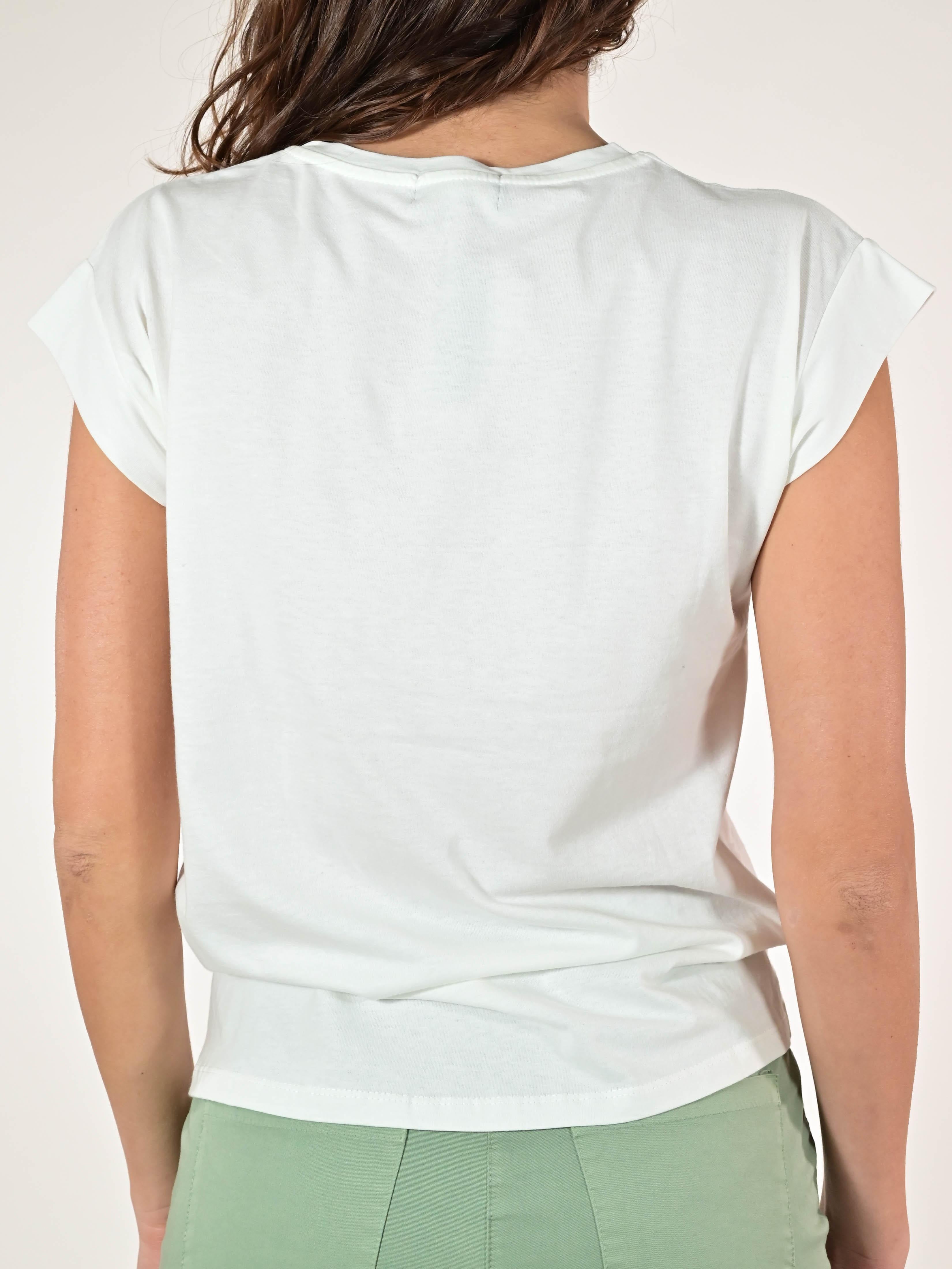 T-shirt stampa astratta cotone FGOTK156939 MULTICOLOR LALTRA|STORIA
