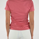 T-shirt slim girocollo cotone tulipano M1107-TP-BAS11 TULIPANO LALTRA|STORIA 