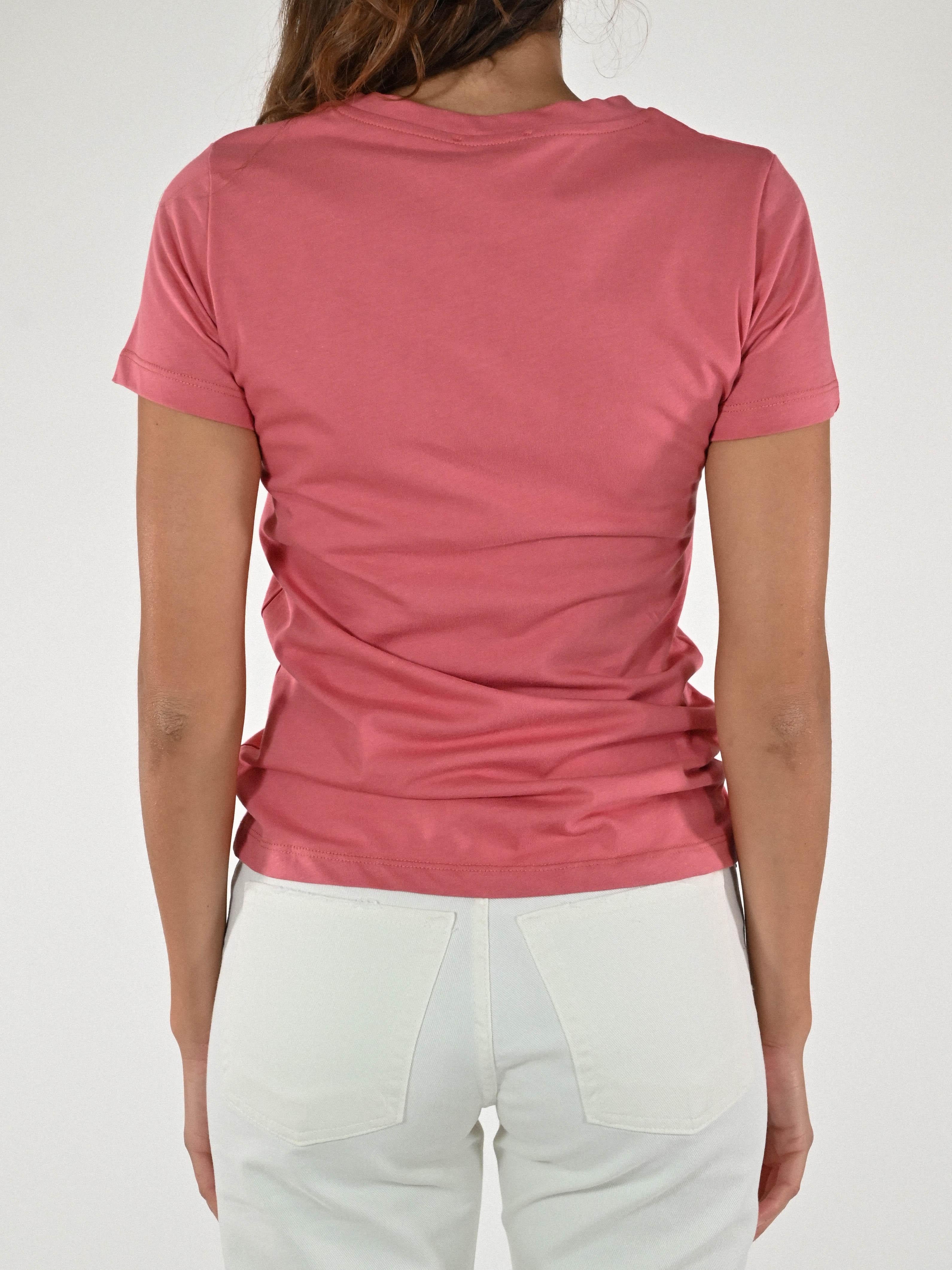 T-shirt slim girocollo cotone tulipano M1107-TP-BAS11 TULIPANO LALTRA|STORIA 
