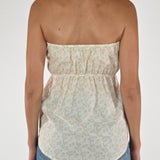 Top bottoni cotone beige TAPE250110 BEIGE LALTRA|STORIA 