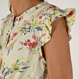 Camicia fantasia viscosa burro C1120122 BURRO LALTRA|STORIA 