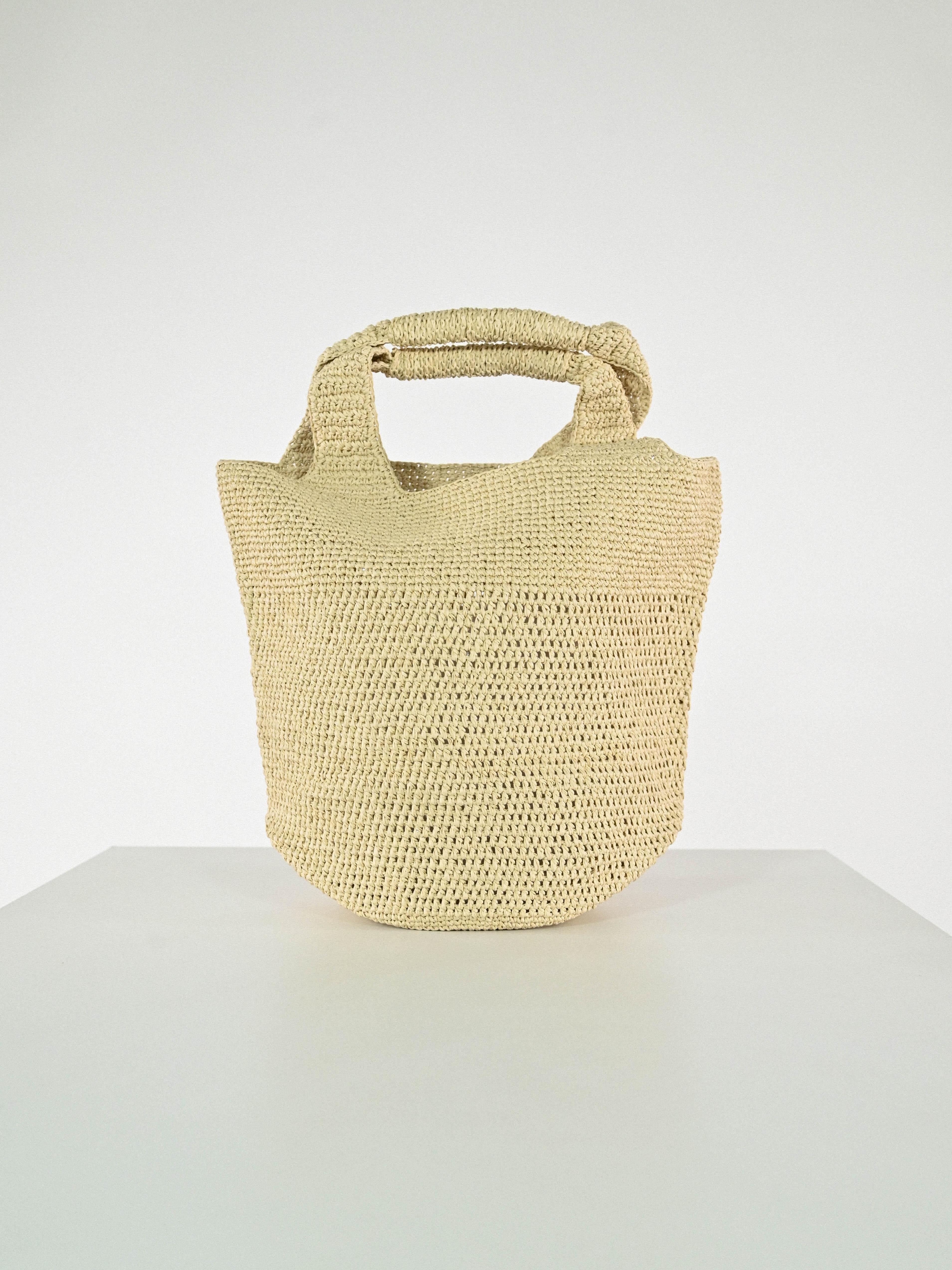 Borsa shopping rafia burro AMAL-0223 BURRO LALTRA|STORIA 