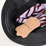 Cappello pescatore vera pelle nero GGMZ00130 NERO LALTRA|STORIA 