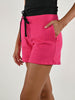 Shorts felpa cotone fucsia