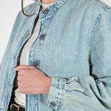 Giubbino denim collo coreana BL318-528J40 JEANS LALTRA|STORIA 