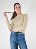 Maglia coste lurex frullino oro