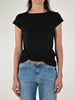 T-shirt basica cotone nera