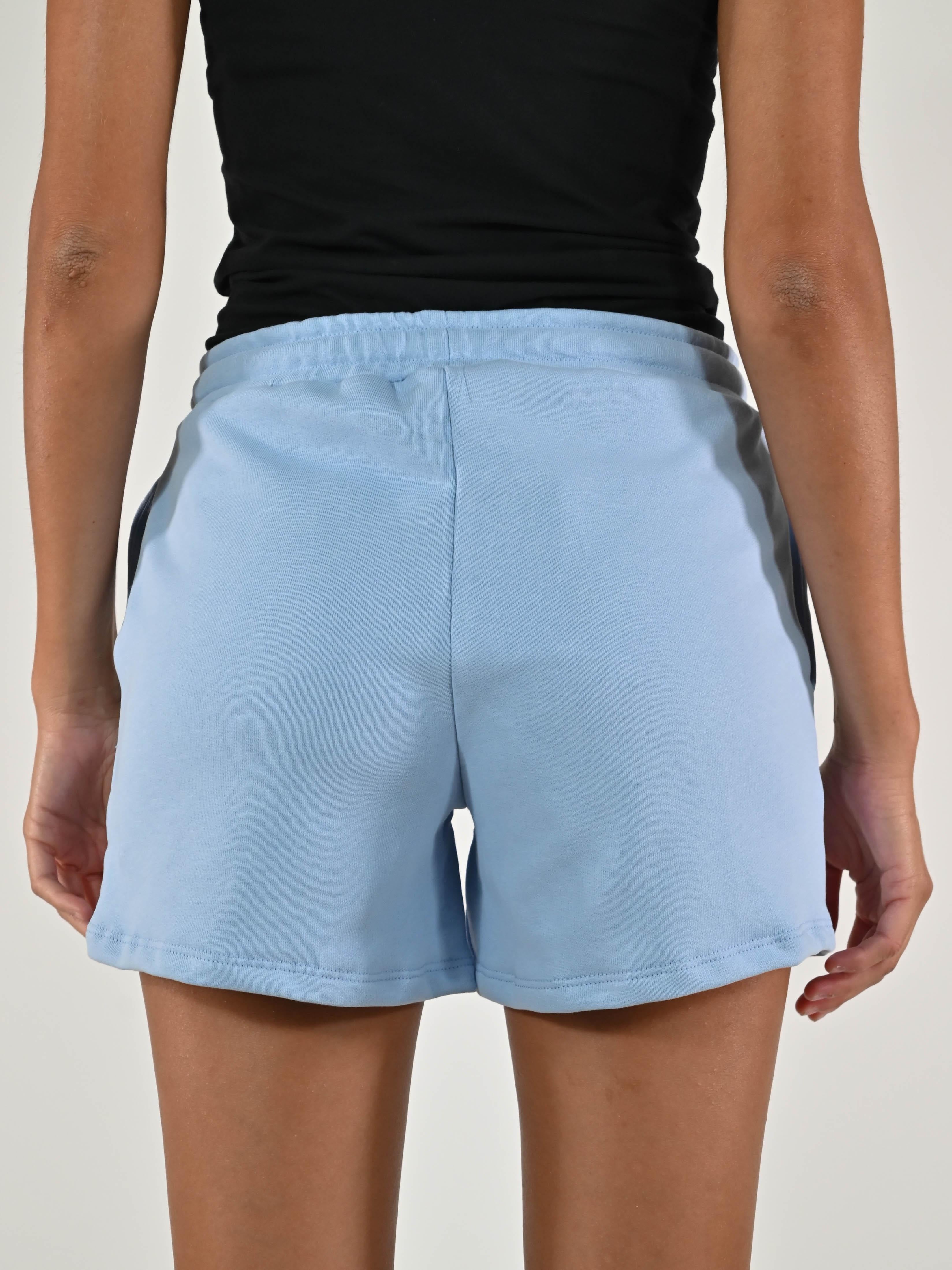 Shorts felpa cotone azzurro RGSF10 AZZURRO LALTRA|STORIA 