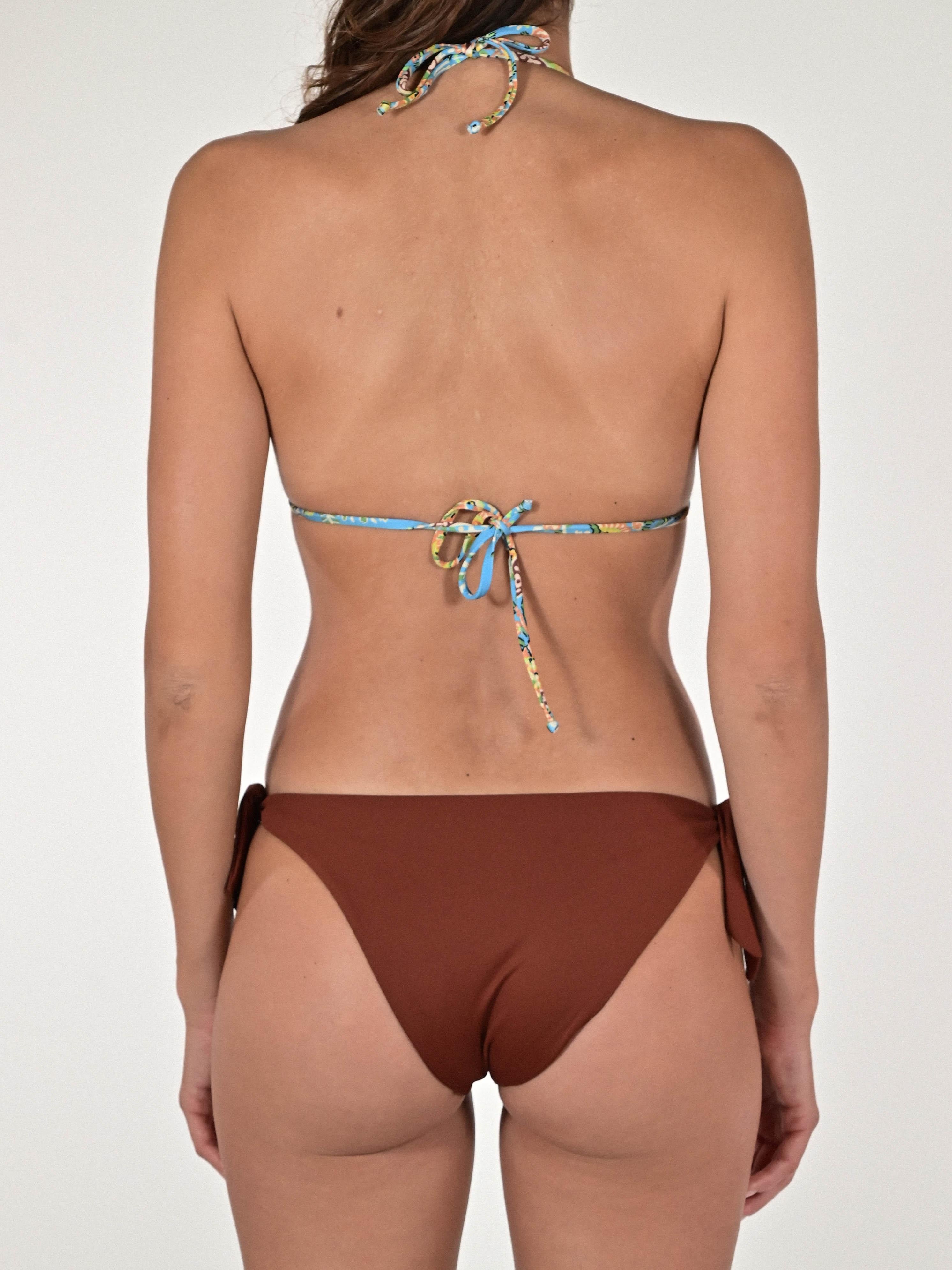 Costume triangolo slip lacci azzurro SG321SL22 F. AZZURRO LALTRA|STORIA 