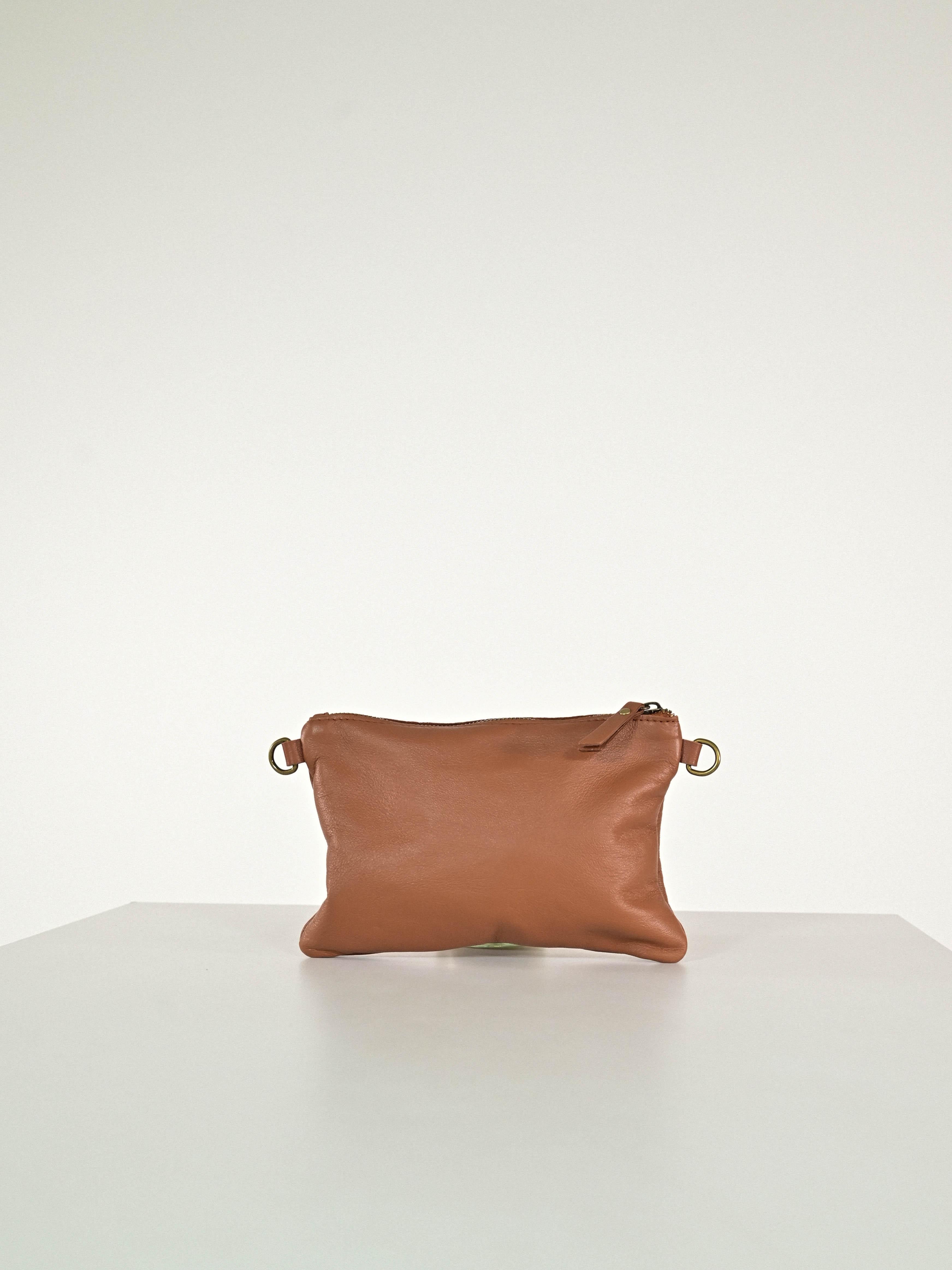 Pochette vera pelle cuoio GG16281T13 CUOIO LALTRA|STORIA 