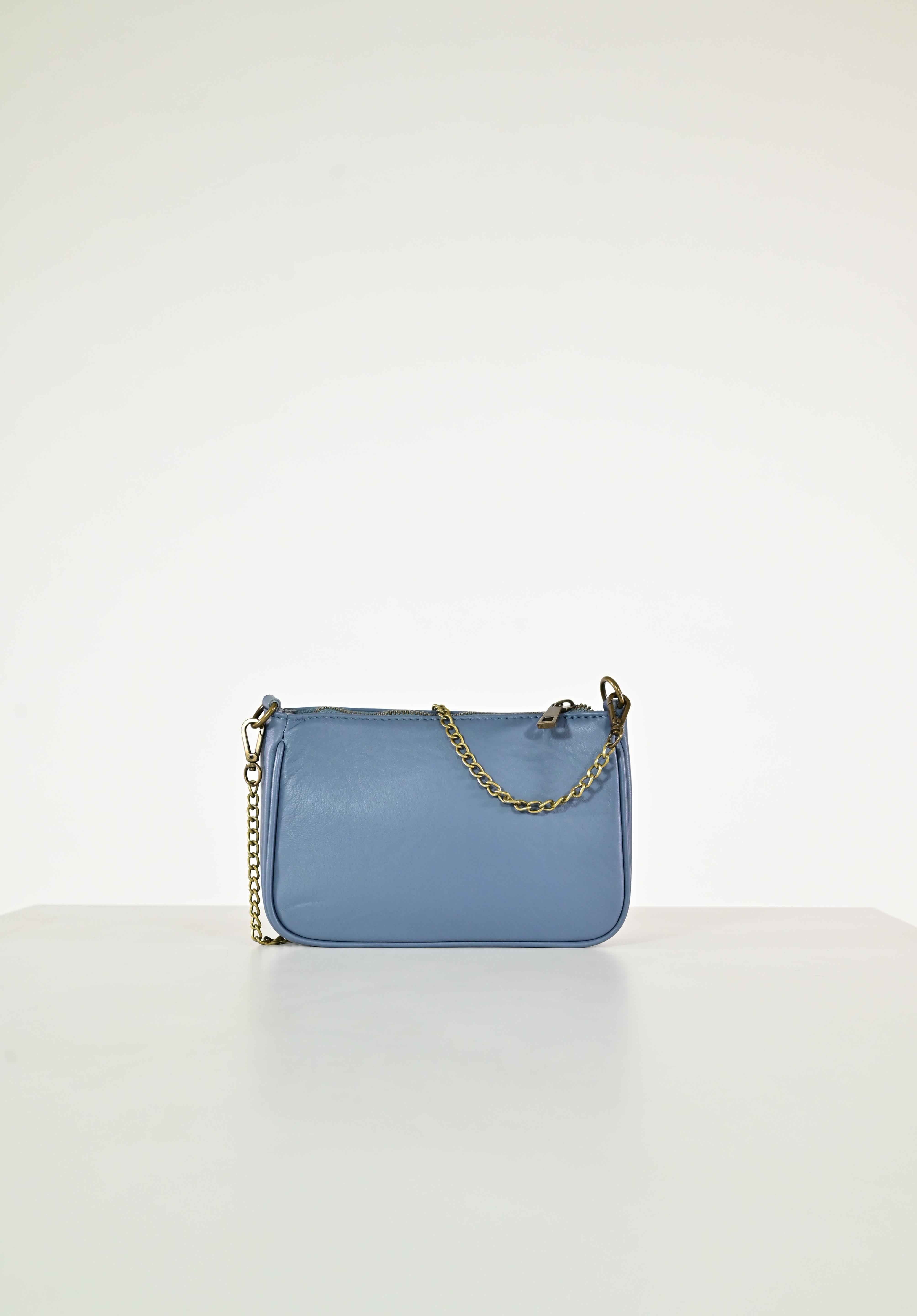 Pochette mini spalla vera pelle jeans GGAR15523 JEANS LALTRA|STORIA 