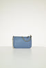 Pochette mini spalla vera pelle jeans