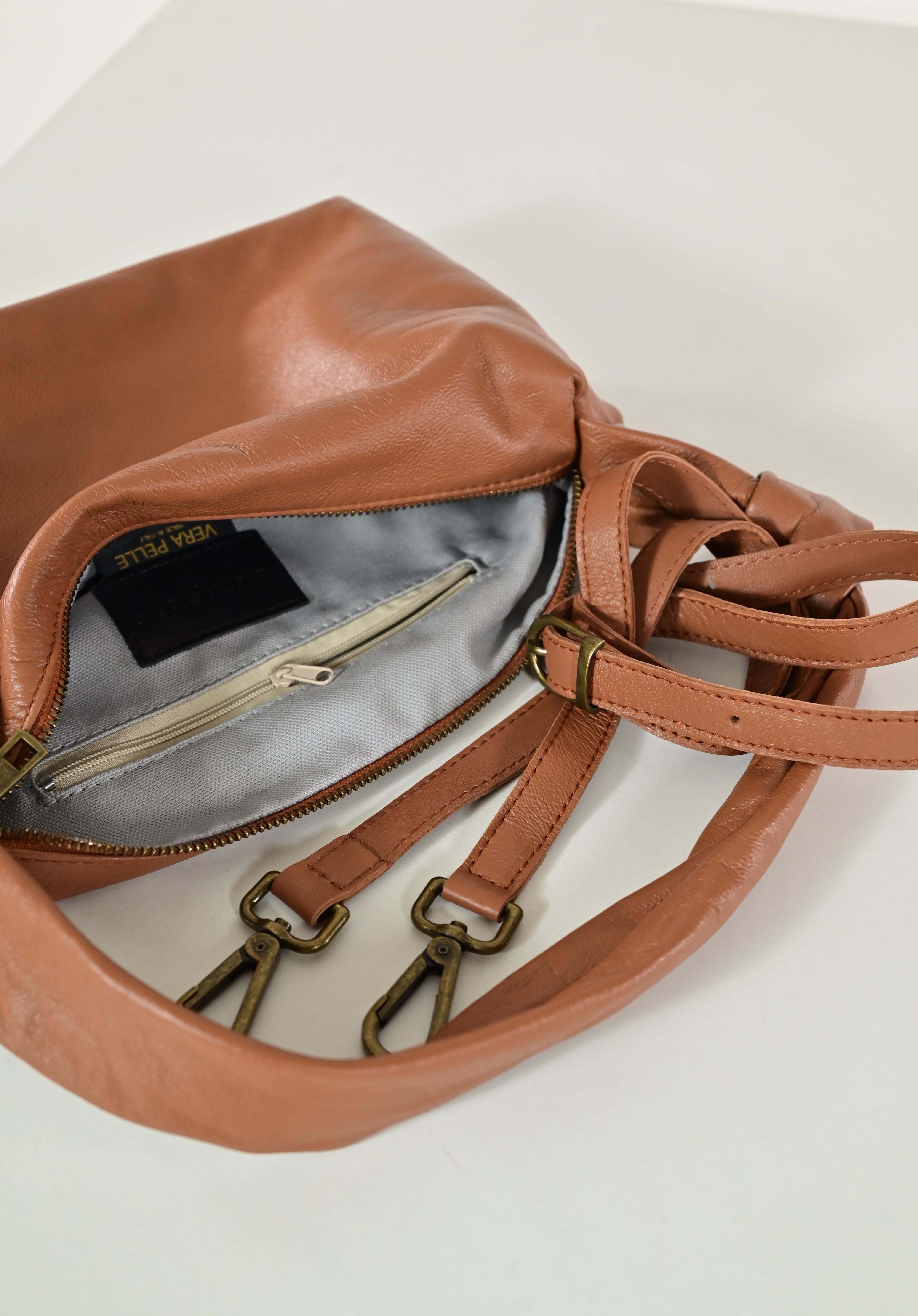 Borsa nodo vera pelle cuoio GGAR15330 CUOIO LALTRA|STORIA 