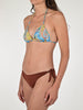 Costume triangolo slip lacci azzurro
