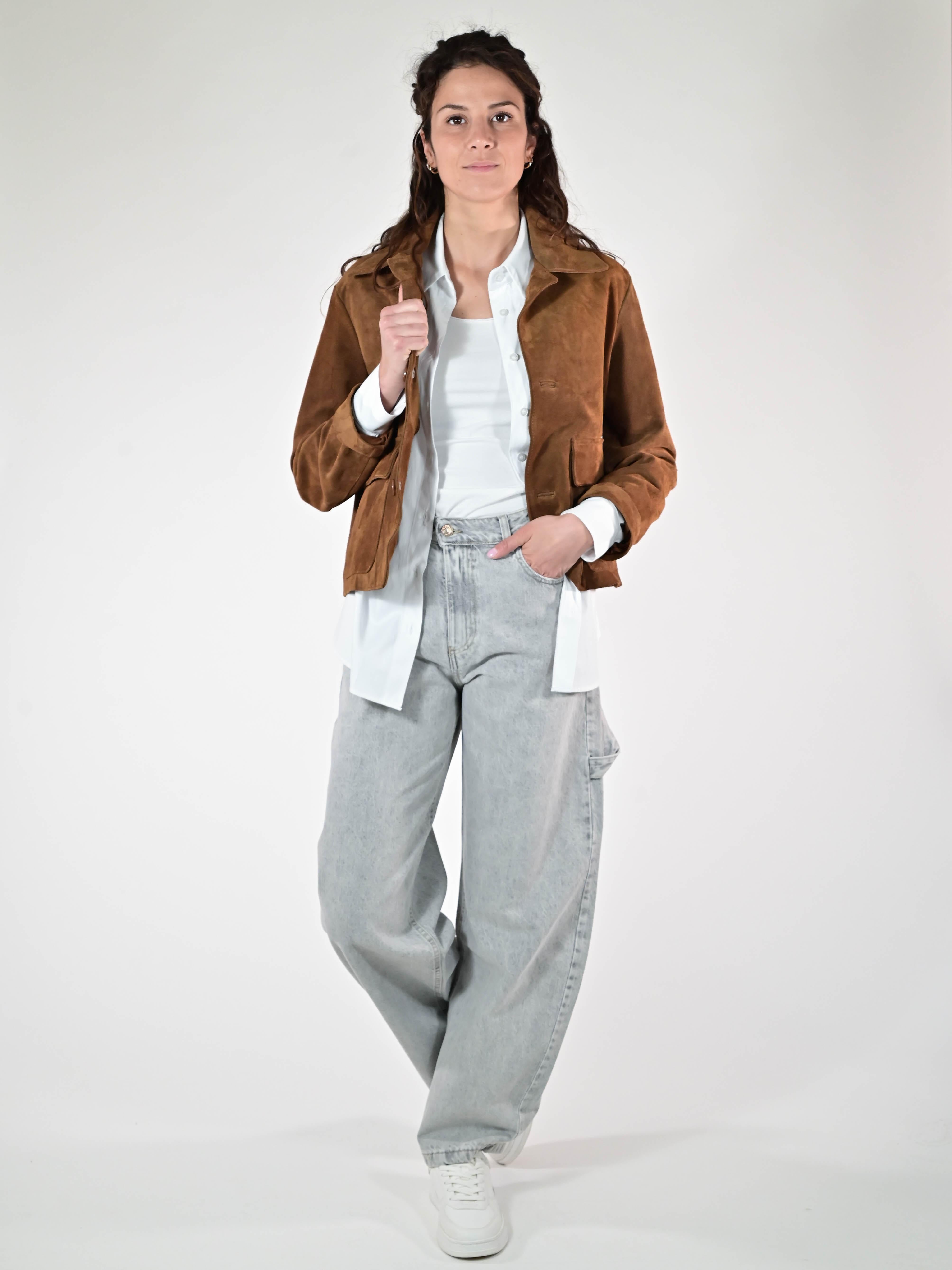 Jeans cargo cotone BL125-654P41 GRIGIO LALTRA|STORIA 
