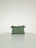 Pochette vera pelle verde