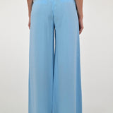 Pantalone palazzo modal celeste P1105728 CELESTE LALTRA|STORIA 