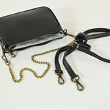 Pochette mini spalla vera pelle nero GGAR15523 NERO LALTRA|STORIA 