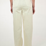 Pantalone elastico gabardine cotone CPPE25414732 BURRO LALTRA|STORIA 