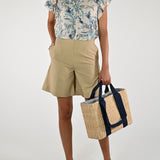Shorts tasche lino cotone beige VB4463325 BEIGE LALTRA|STORIA 