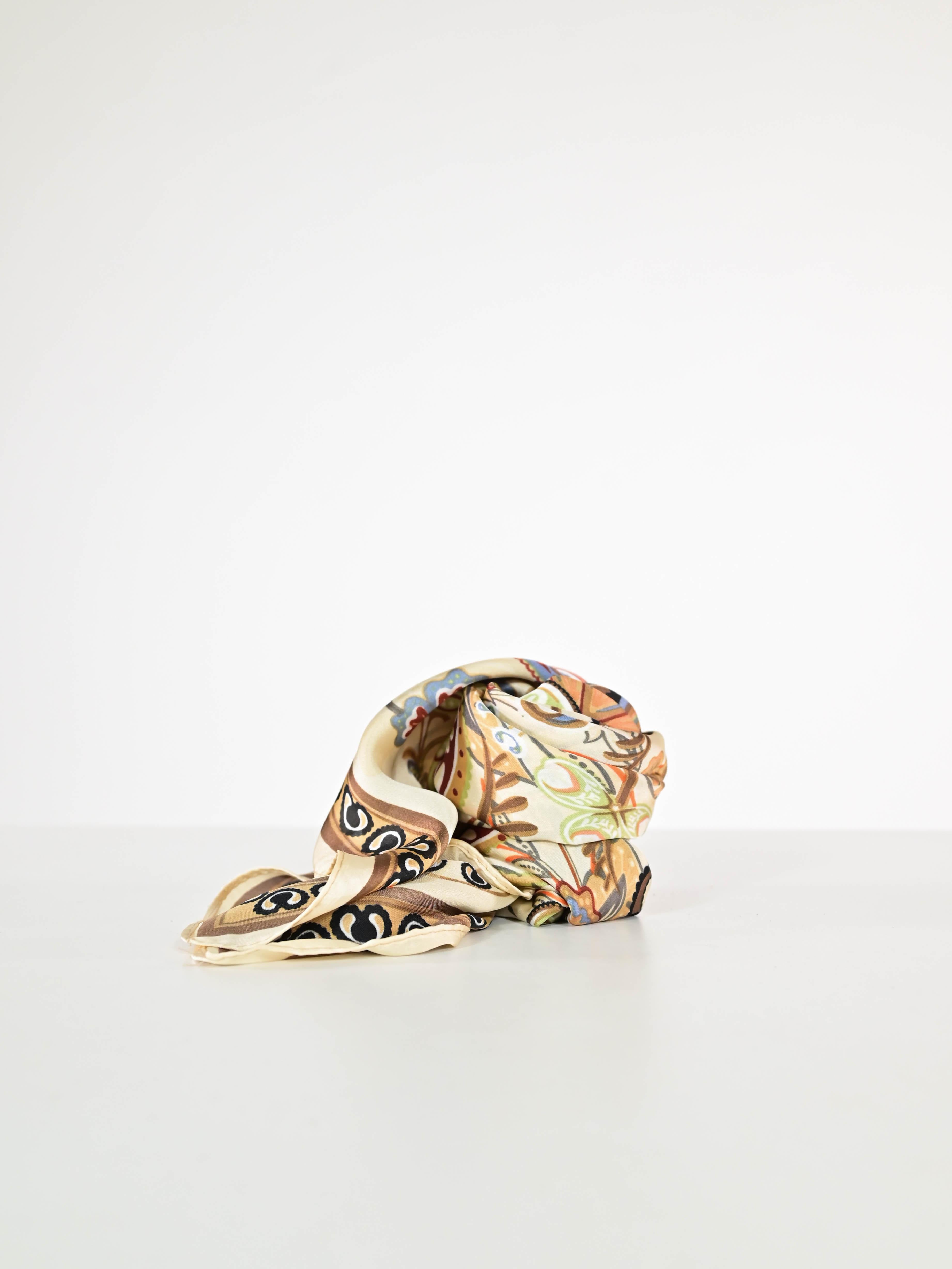 Foulard fantasia beige KS-1116162 BEIGE LALTRA|STORIA 