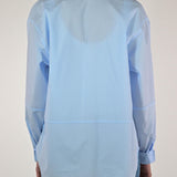 Camicia con taglio cotone celeste C6042-NT-BAS22 CELESTE LALTRA|STORIA 