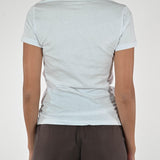 T-shirt slim girocollo cotone bianco M1107-TP-BAS11 BIANCO LALTRA|STORIA 