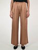 Pantalone palazzo raso viscosa mocha mou