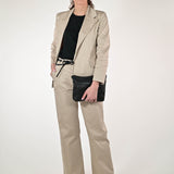 Giacca sfiancata cotone beige G1099136 BEIGE LALTRA|STORIA 