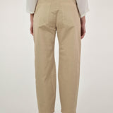 Pantalone bottoni cotone beige P1101832 BEIGE LALTRA|STORIA 