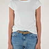 T-shirt basica cotone bianca JS19729/9027 BIANCO LALTRA|STORIA 