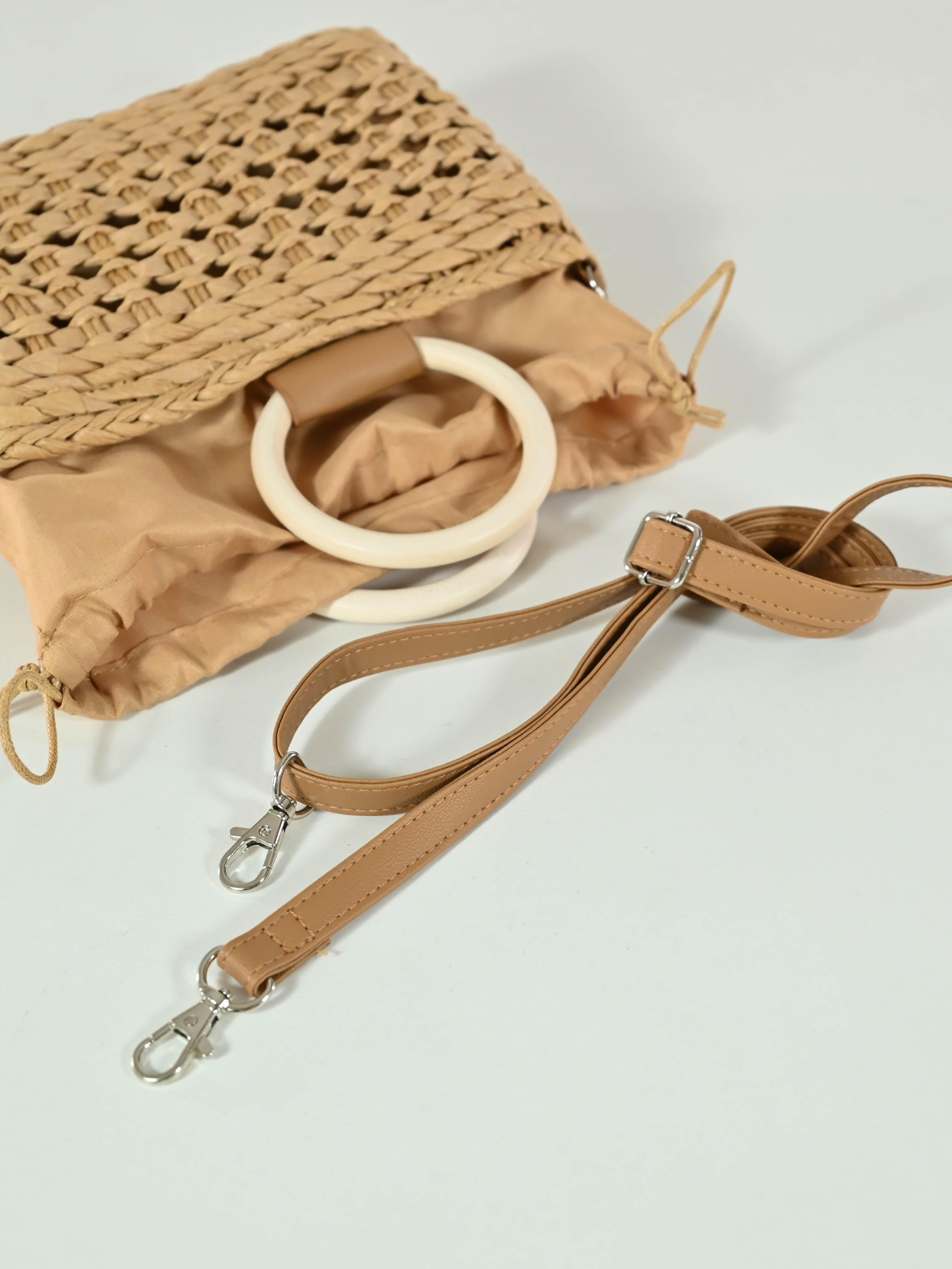 Borsetta manici legno corda AMJM-327 CORDA LALTRA|STORIA 