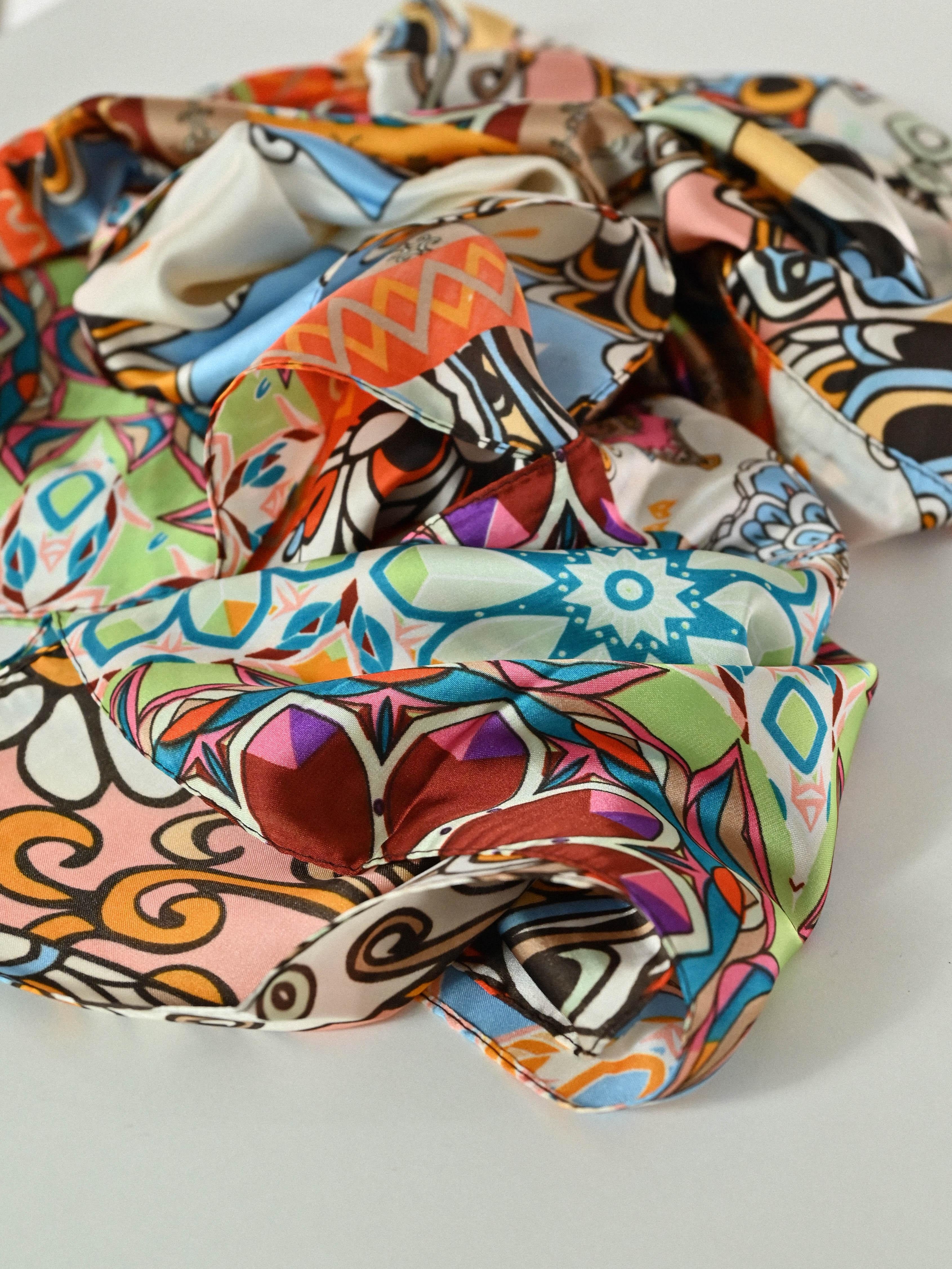 Pareo fantasia viscosa CH1PM10 MULTICOLOR LALTRA|STORIA 