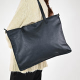 Borsa shopper piatta pelle nero GG16009/Z44 NERO LALTRA|STORIA 