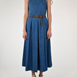 Abito con cannoni in jeans CP25110540 DENIM LALTRA|STORIA 