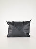 Borsa shopper piatta pelle nero