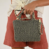 Borsa mini tote twist AMGC0068 NERO LALTRA|STORIA 
