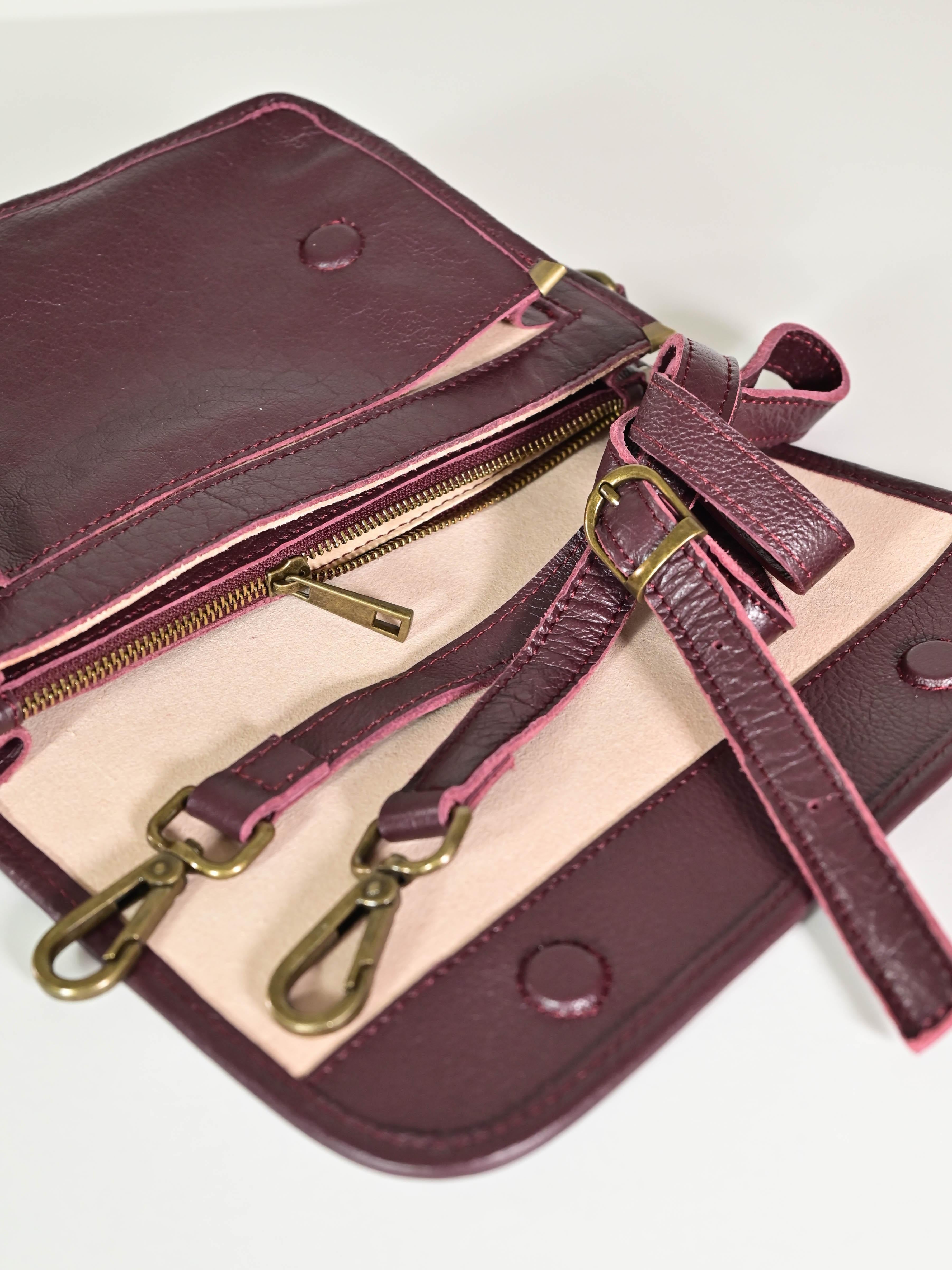 Borsa postina calamita pelle GGAR11339 BLU LALTRA|STORIA 