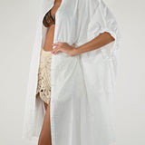 Abito camicia cotone bianco A-02346 BIANCO LALTRA|STORIA 