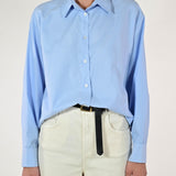 Camicia basic cotone azzurro C6601-T141-BAS21 AZZURRO LALTRA|STORIA 