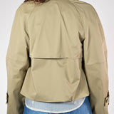 Spolverino corto spilla CPPE25711755 BEIGE LALTRA|STORIA 