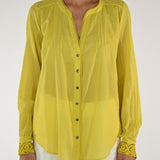 Camicia pizzo mussola cotone cdro C1108132 CEDRO LALTRA|STORIA 