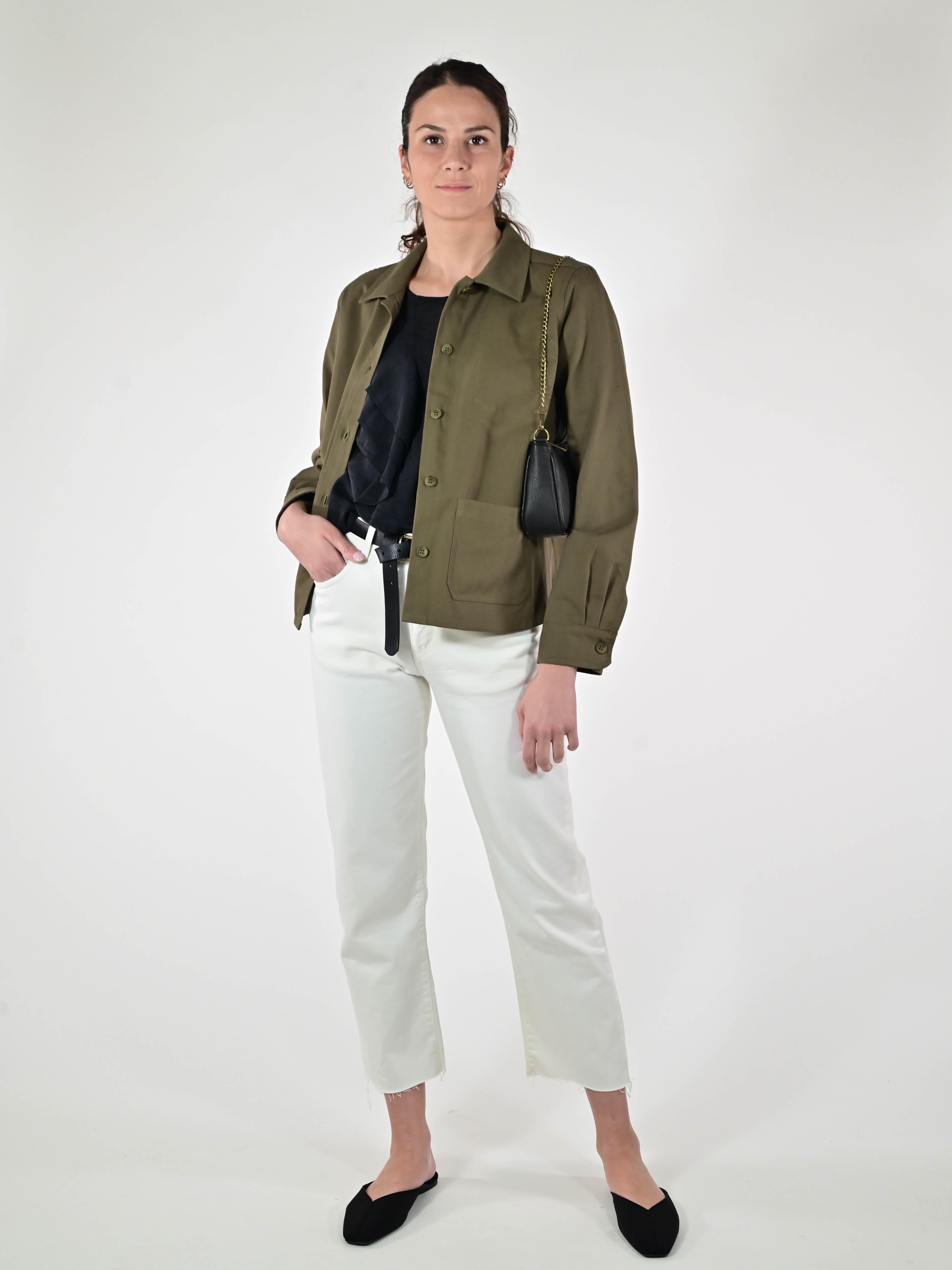 Camicia giacca cotone militare VBPE257560142 MILITARE LALTRA|STORIA 