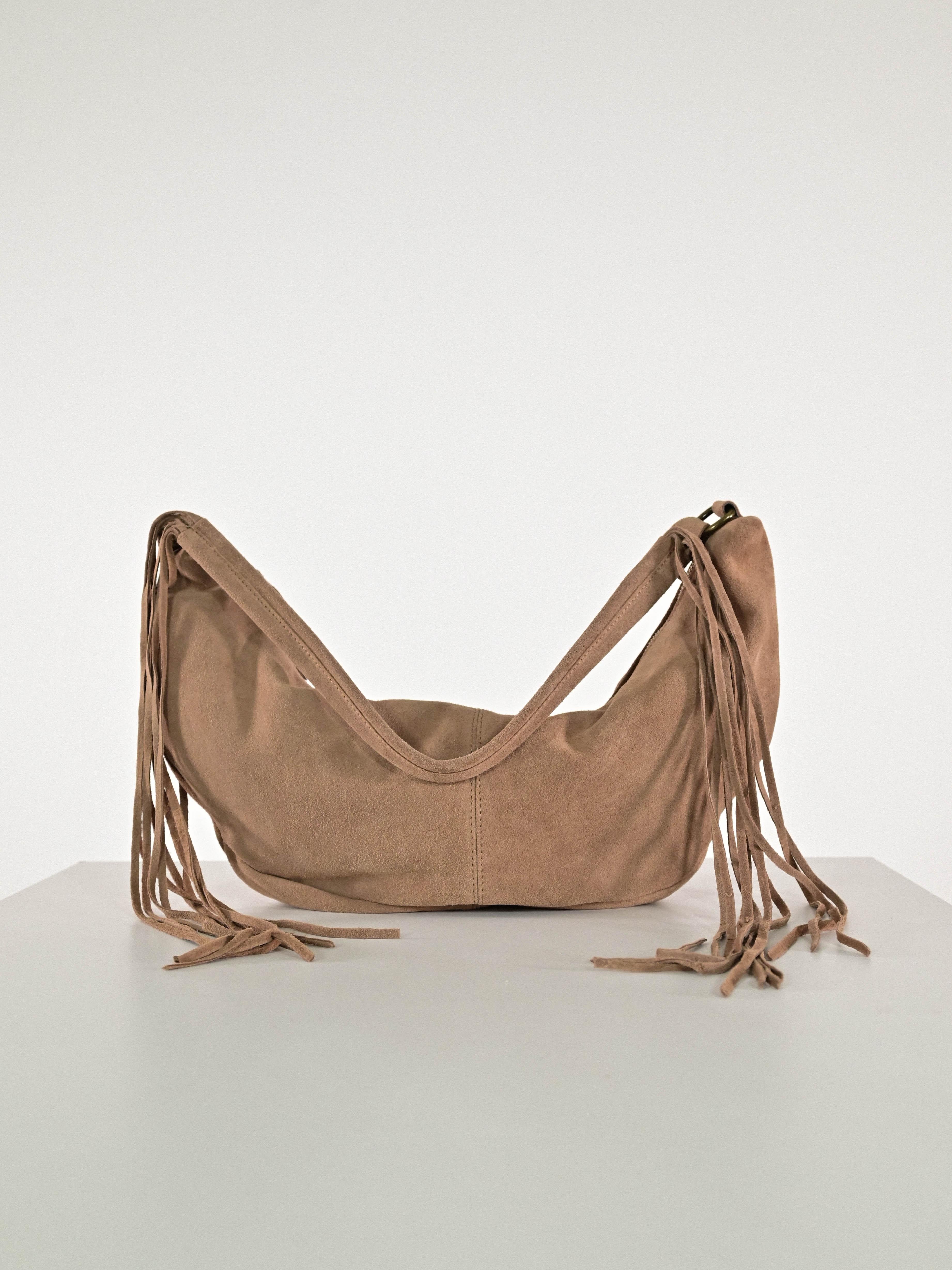 Borsa marsupio frange camoscio deserto GGAR120C33 DESERTO LALTRA|STORIA 