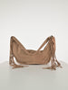 Borsa marsupio frange camoscio deserto