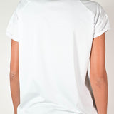 Maglia borsa con applicazioni cotone M1488-T115S443BI23 BIANCO LALTRA|STORIA 