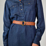 Cintura pelle anelli GGCNT908 JEANS LALTRA|STORIA 