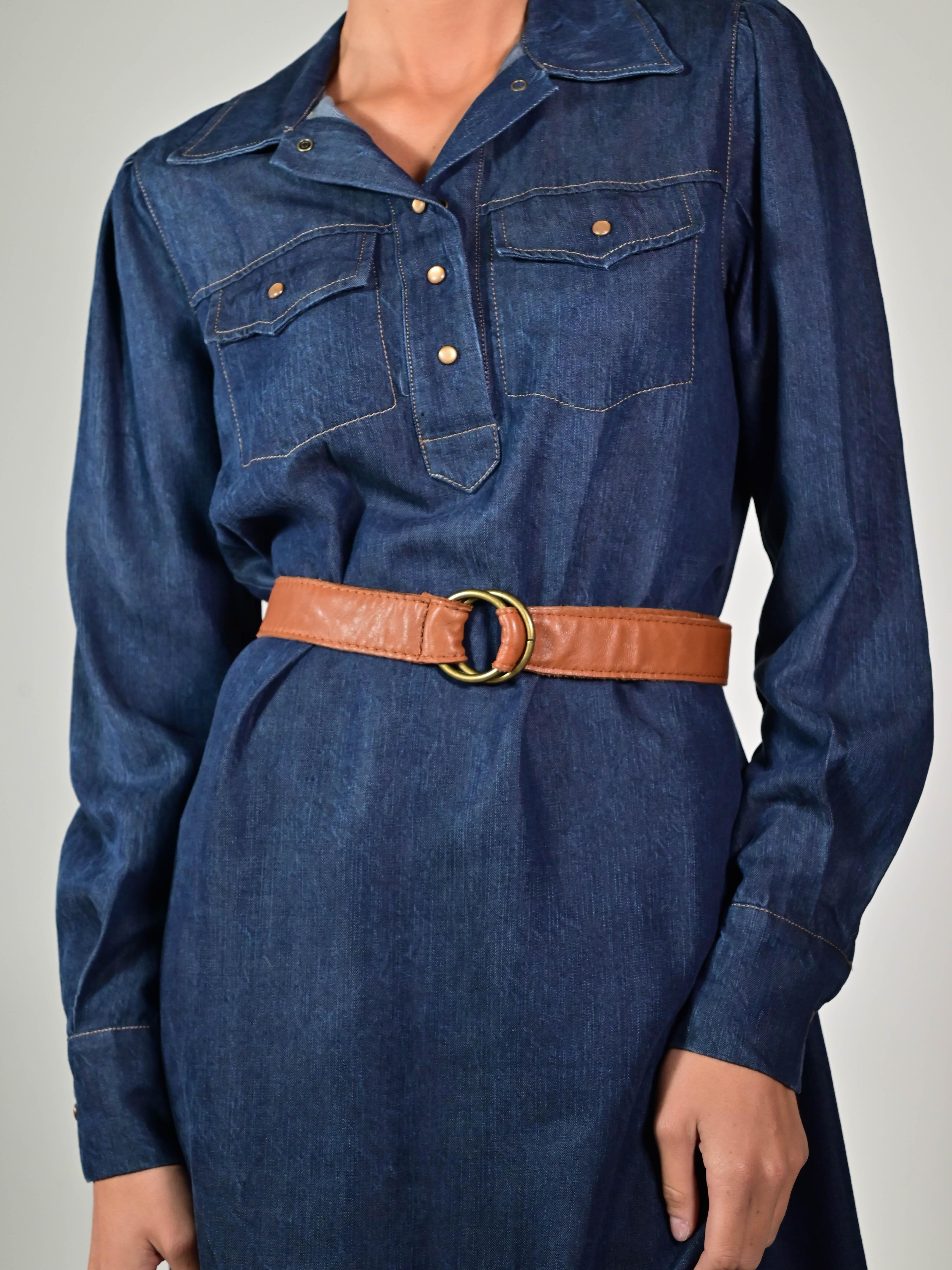 Cintura pelle anelli GGCNT908 JEANS LALTRA|STORIA 